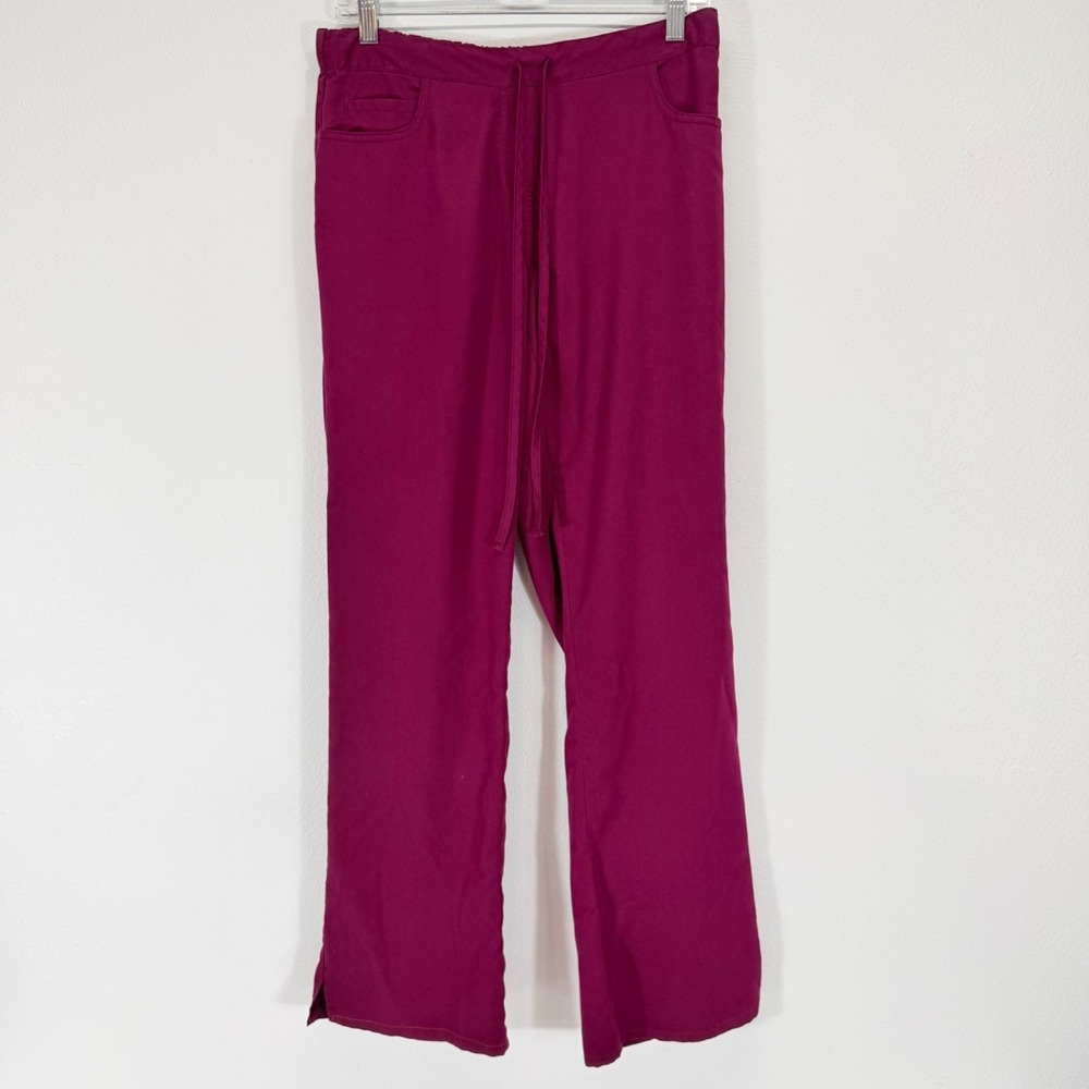 Grey's Anatomy by Barco Riley Scrub Pants Small Tall Magenta Burgundy ST 4232T